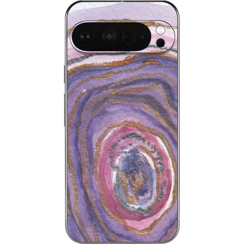 Lilac Watercolor Geode Pixel 9 Pro XL Skin